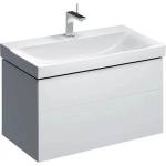 Geberit Долен шкаф за окачена мивка Geberit Xeno2, бял, 2 чекмеджета, 88 см (500.509.01.1)