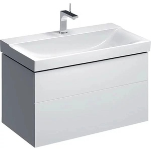 Geberit Долен шкаф за окачена мивка Geberit Xeno2, бял, 2 чекмеджета, 88 см (500.509.01.1)
