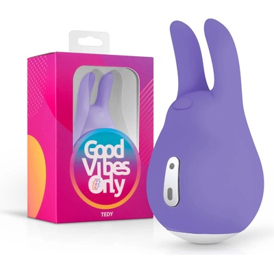 Good Vibes Tedy Nabíjateľný na klitoris so zajačikom fialový
