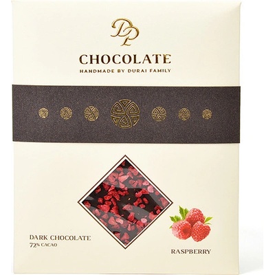 DP chocolate čokoláda Basic horká s malinami 70 g