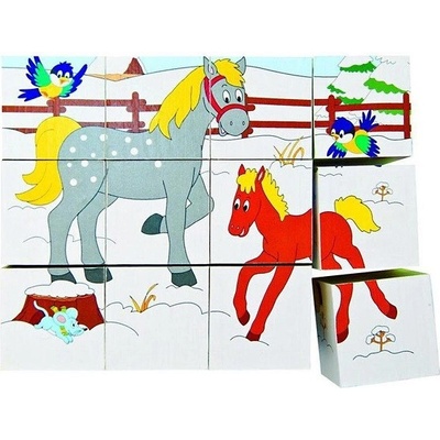 Woodyland Woody - Кубчета с картинки - Веселото Влакче