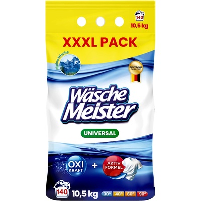 WäscheMeister Prací prášek Universal 10,5 kg 140 PD