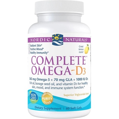 Nordic Naturals Complete Omega-D3 565 mg [60 Гел капсули]
