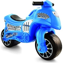 Dolu motorka modré