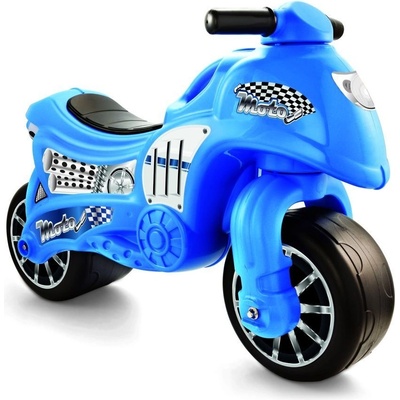 Dolu motorka modré