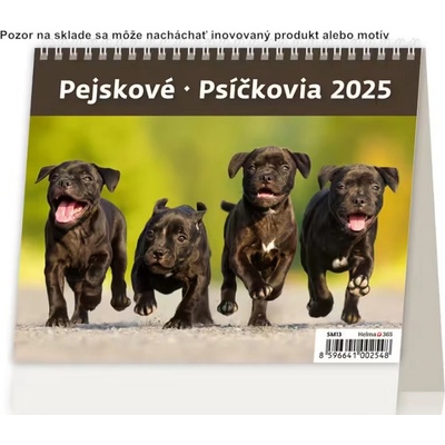 Helma Stolový riadkový MiniMax Psíčkovia 2025