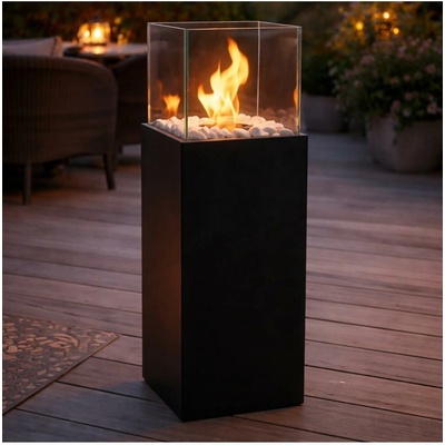 Estilo Home BIO krb ALICANTE 26,5x80,5 cm 2kW černá – Zbozi.Blesk.cz