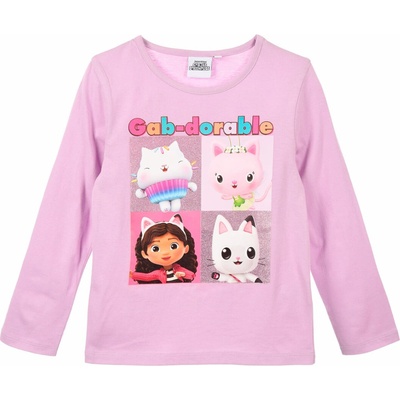 Gabbys dollhouse Dívčí tričko fialové – Sleviste.cz