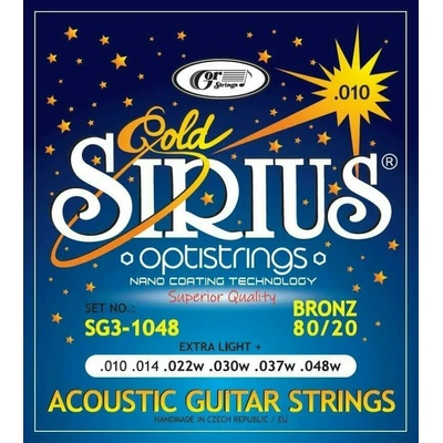 Gorstrings SIRIUS Gold SG3-1048 Струни за акустична китара (SG3-1048)