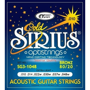 Gorstrings SIRIUS Gold SG3-1048 Струни за акустична китара (SG3-1048)