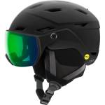 Smith Optics Ски каска Smith Survey EU Mirror S2 (VLT 23%) Ski helmet - Matte Black / Everyday Green Mirror - размер L 59-63 cm (418-1457-0113)