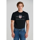 Gant tričko Reg Archive Shield SS T-Shirt čierne