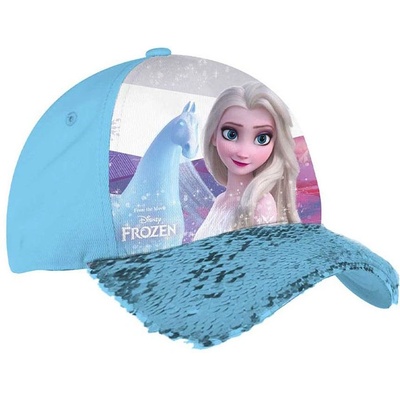 Шапка с козирка и пайети Disney - Frozen II, 4+, 53 cm (D03917)