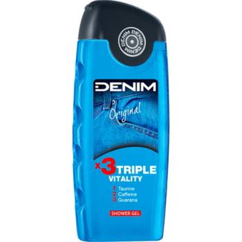Denim Vitality x3 Triple Revitalising sprchový gel 400 ml