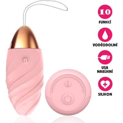 VšeNaSex.cz Bezdrátové vibrační vajíčko USB Ripple Vibrating Egg