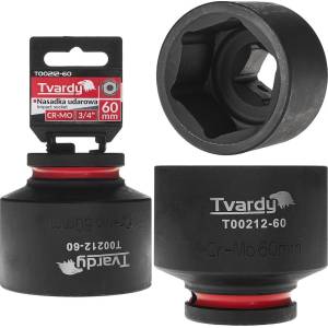 Tvardy Ударна вложка 3/4" 6-стенна 60mm CR-MO 82162 (T00212-60)