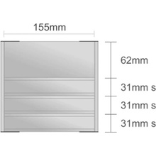 Triline Dc122/BL Design Classic nástenná tabuľa 155 x 155 mm