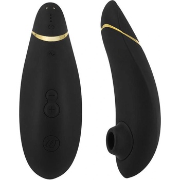 Womanizer Засмукващ вибратор Womanizer Premium II, черен + подарък Чанта за играчки