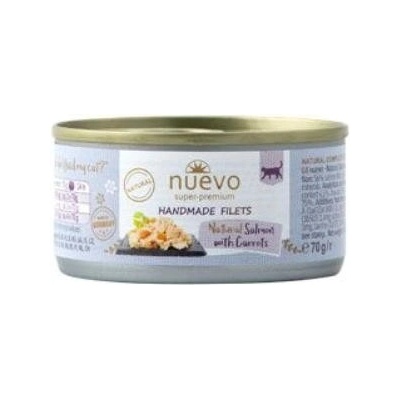 NUEVO CAT Handmade losos s mrkví 70 g