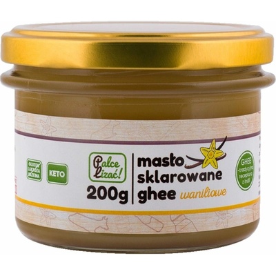 Palce Lizać Vyčištěné máslo ghee, Vanilka 200 g