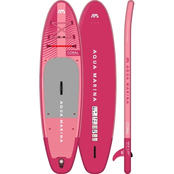 Paddleboard Aqua Marina Coral 10'2''x31''x5'' RASPBERRY