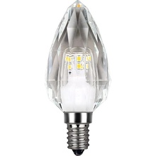 Ecolamp Dekoračná LED žiarovka E14 neutrálna 4000k 4w 500 lm crystal sviečka