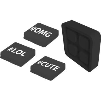 Image 1 of PIXIE CREW Пинче със светлоотразителна основа Pixie Crew Hashtag (PSH-01-52)