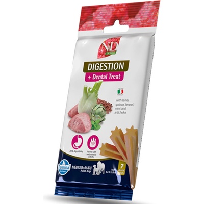 N&D QUINOA Dog Dental Snack Digestion Medium & Maxi 100 g