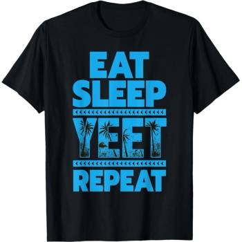 Fruit of the Loom Тениска - YEET - Eat, sleep, repeat 1