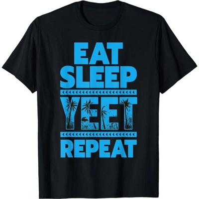 Fruit of the Loom Тениска - YEET - Eat, sleep, repeat 1