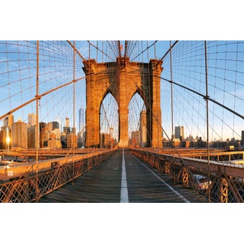 DIMEX ART s. r. o Флизелинов фототапет панорама на бруклинския мост 375 x 250 см