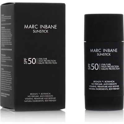 MARC INBANE Sunstick SPF50 Слънцезащитен продукт за лице 15 g цвят черна