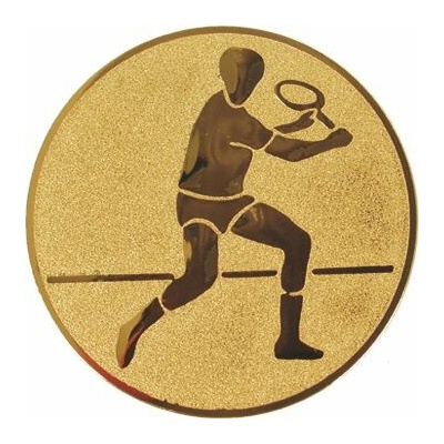 D1-A43/G Emblém pr.25mm tenis muži zlatý