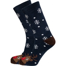 Star socks ponožky Noel tmavo modré