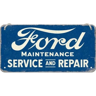Postershop Závěsná cedule: Ford Service & Repair - 20x10 cm