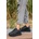 Moda Trend Дамски спортни обувки с връзки - Черни #362327 (362327_Черно)