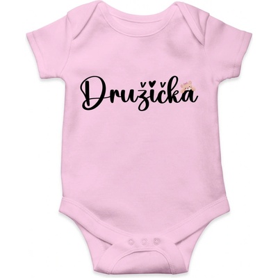 Personal Dětské body Družička s medvídkem Růžová