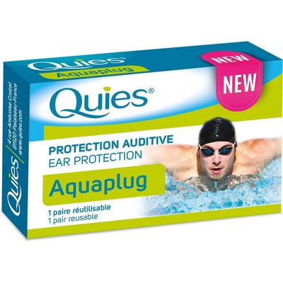 Quies Aquaplug Silikonové špunty do vody 1 pár