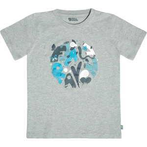 Fjällräven Детска тениска Fjällräven Kid's Forest Findings T-Shirt - Grey / Melange - размер 146 (EU) (704-2212-0118)