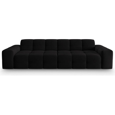 Micadoni Диван от черно кадифе 255 cm Kendal - Micadoni Home (MIC_4S_121_F1_KENDAL3)