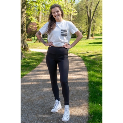 Jsem máma Bavlněné dámské legíny s vysokým pasem