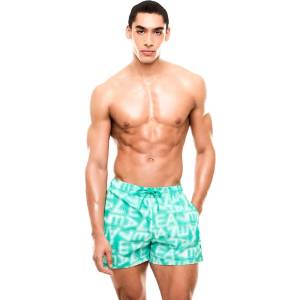 Giorgio Armani Бански гащета EA7 EMPORIO ARMANI 7M001715_AF21250 swimming boxer - Green (Holly Green / White)