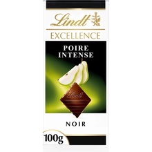 Lindt Excellence Horká čokoláda s hruškovou náplňou a kúskami mandlí 100 g