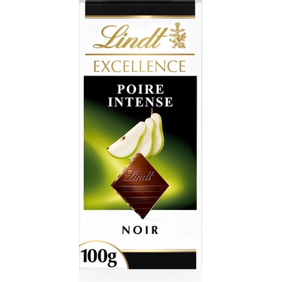 Lindt Excellence Horká čokoláda s hruškovou náplňou a kúskami mandlí 100 g