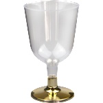Horecano RK-Чаша 150ml със златна основа (R. 150-PS302) полистирен (0151699)