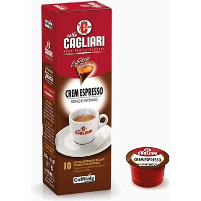 Cagliari Crem Espresso Caffitaly, kapsule 10 ks