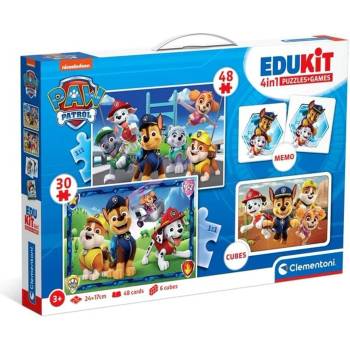Clementoni EDUKIT 4 в 1 Пъзел + Игри Paw Patrol (1012521F)