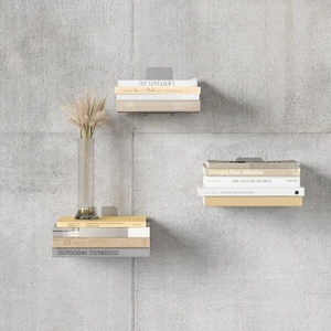 Umbra HK Limited Umbra Комплект от 3бр. скрити рафтове за книги (стандартен формат) - цвят сребро (umbra-330639-560)