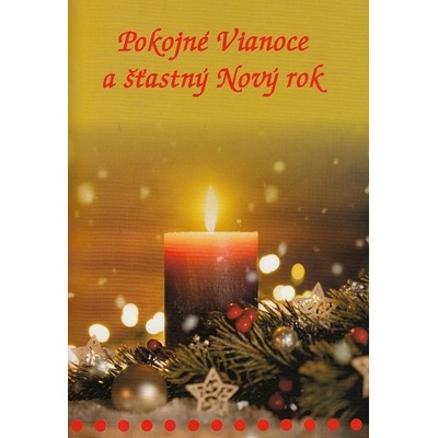 Pokojné Vianoce a šťastný Nový rok