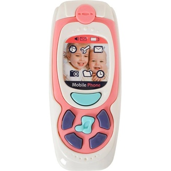 Moni Бебешки Телефон с бутони k999-72g розов (3800146220631)